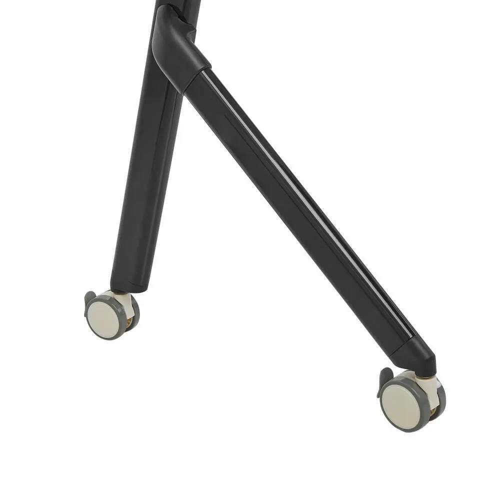 BENDI - Inklapbaar bureau - Wit/Zwart - 180 x 60 cm - Staal