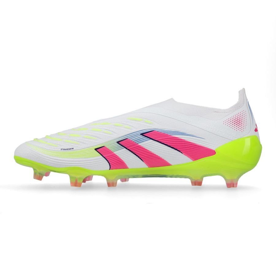 adidas Predator Elite Laceless FG Celestial Victory - Blanc/Lucid Pink/Lucid Lemon
