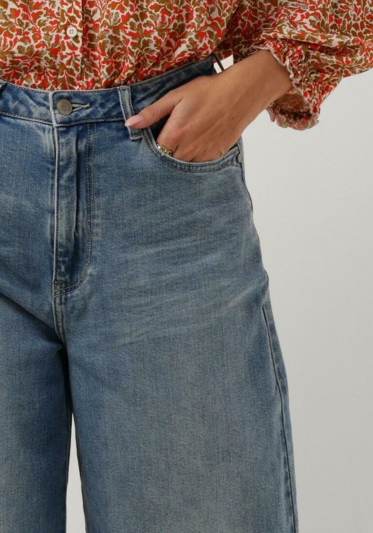 CIRCLE OF TRUST donkerblauwe circle of trust wide jeans harley dnm