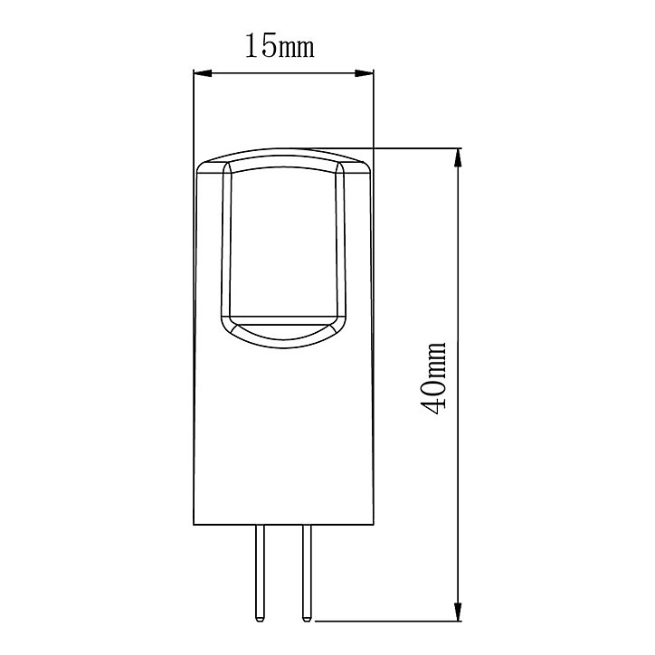 Ampoule LED G4 300lm=28W blanc chaud dimmable Jacobsen
