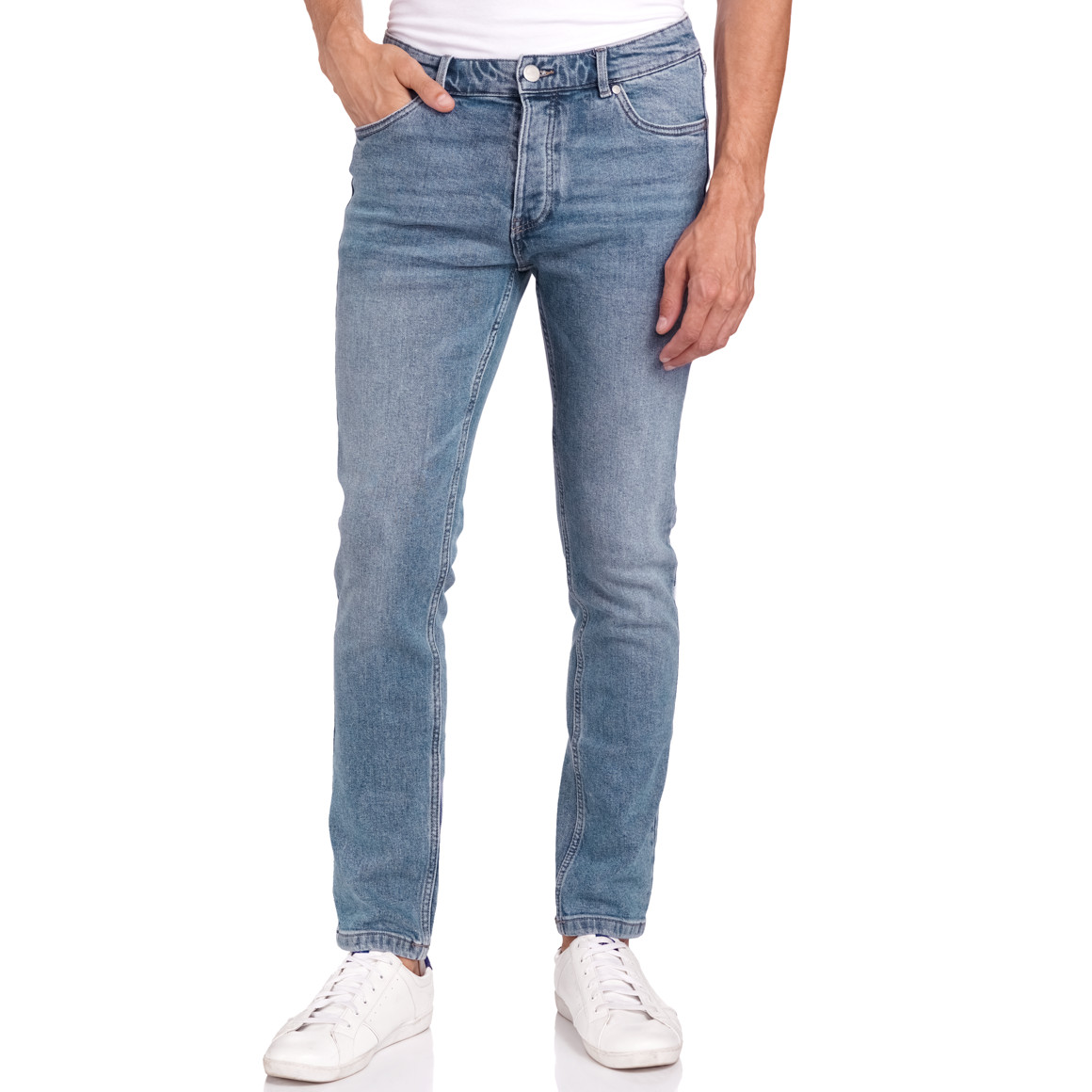 VanVaan Herren Jeans in Regular Fit hellblau