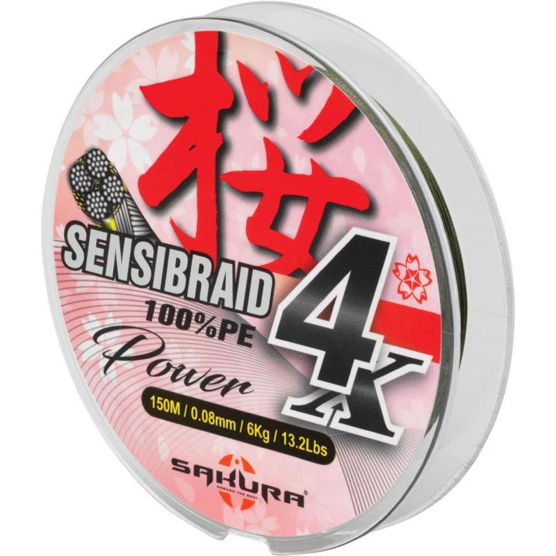 Tresse Sakura Sensibraid 4 Vert - 150M