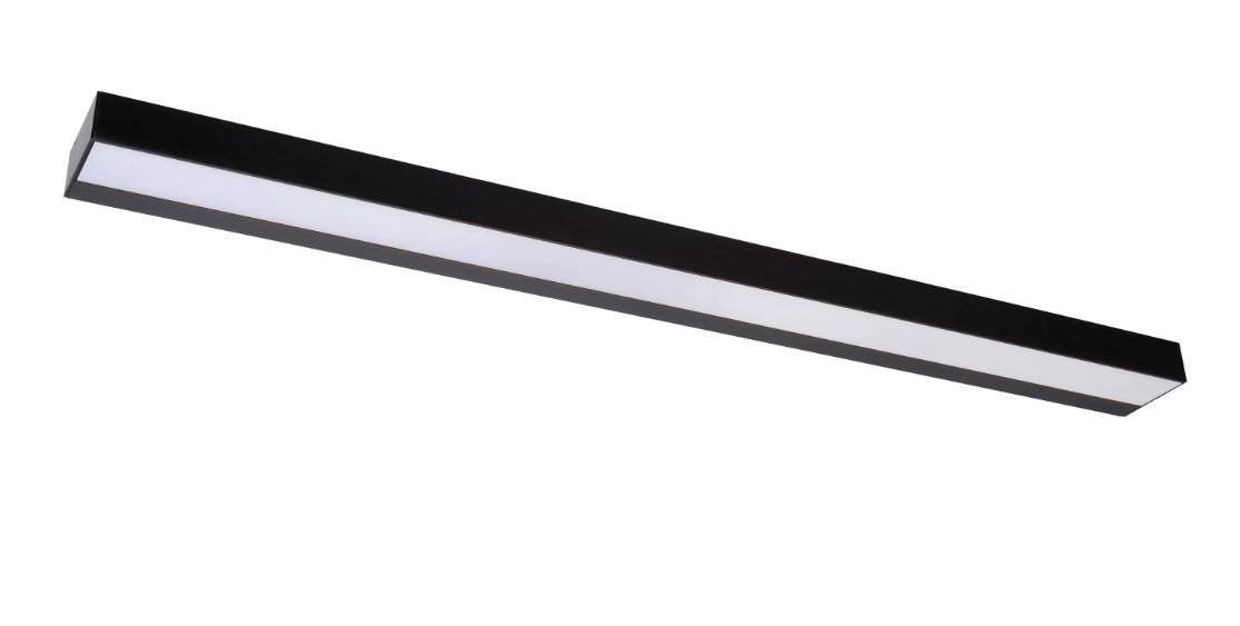 Lucide Alexa wandlamp LED 90cm zwart mat