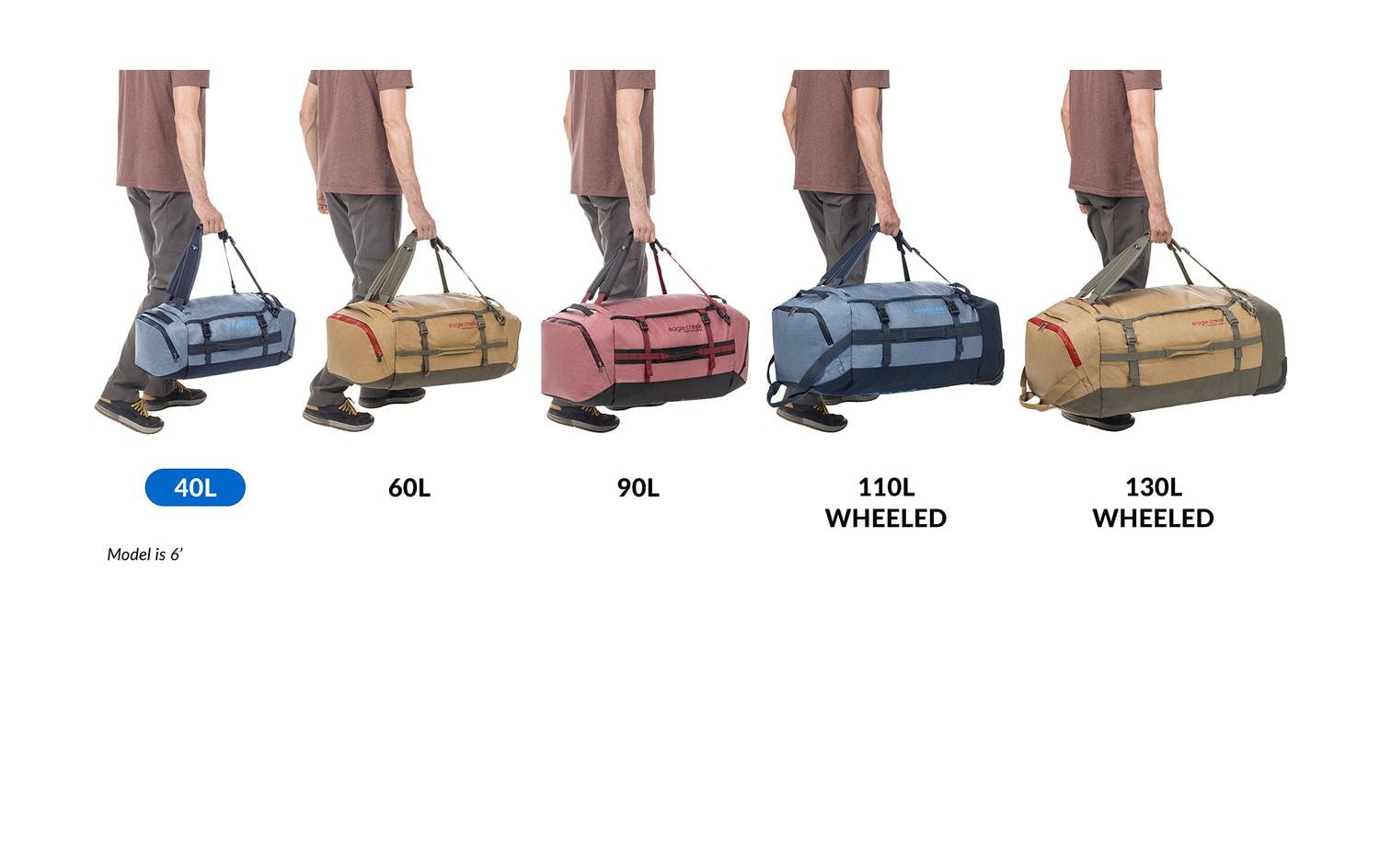 Duffle Bag Cargo Hauler 40 l Grau<br>Wasserabweisender Dufflebag