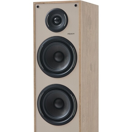 Enceinte colonne Elipson Horus 11F Bois Clair - Beige vendue a l''unite