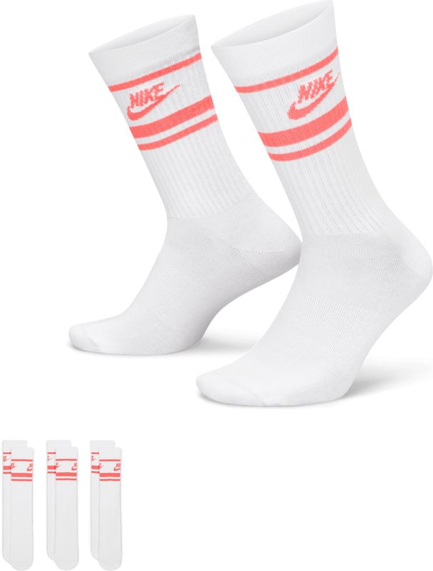 Nike - Sportswear Dri-FIT Everyday Essential - Sportsokken - Wit - 3 Paar