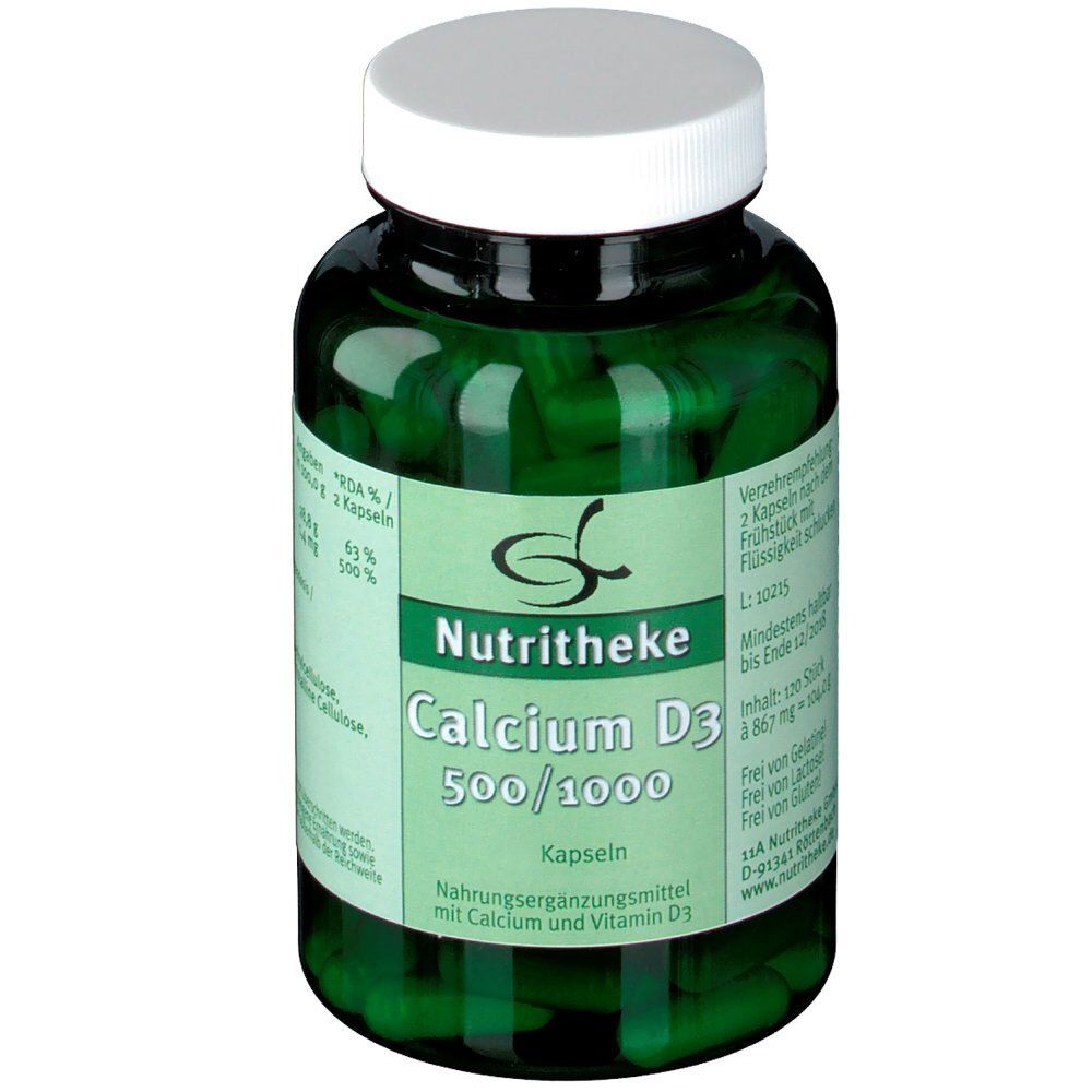 green line NUTRITHEKE Calcium D3 500/1002