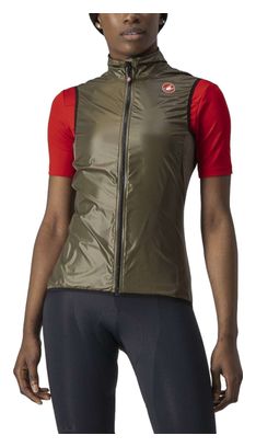 Veste Coupe Vent Sans Manches Femme Castelli Marron