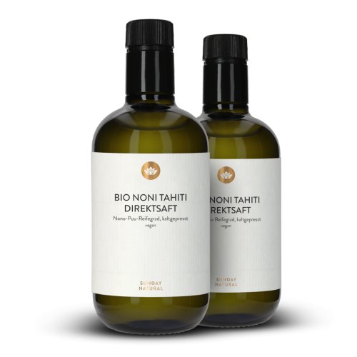 Sunday Natural Products  Bio Noni Direktsaft Kaltgepresst Premium