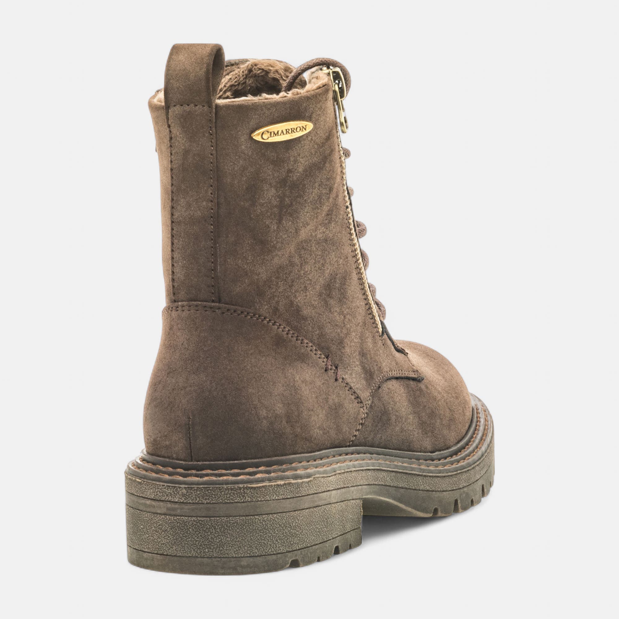 Bottines à lacets Femme marron