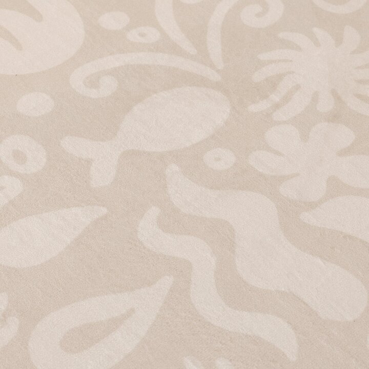 Rond wasbaar speelkleed - Flo Beige