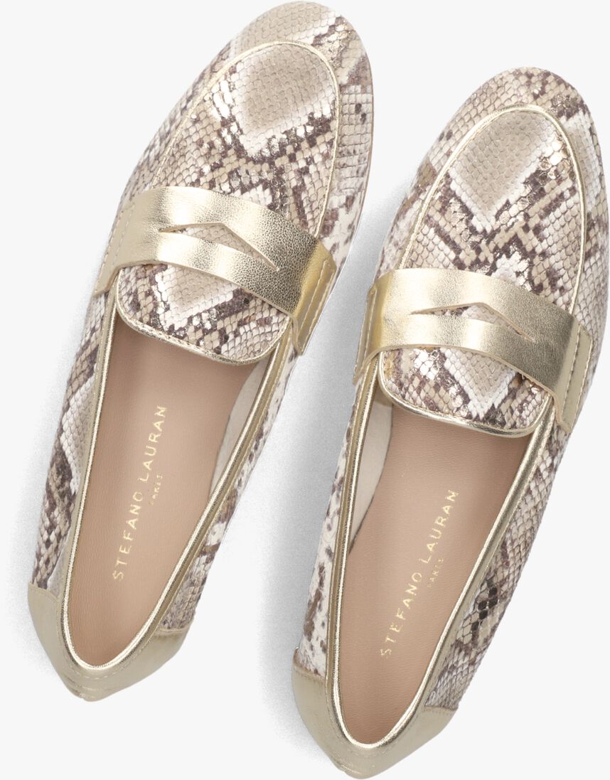 gouden stefano lauran loafers iris
