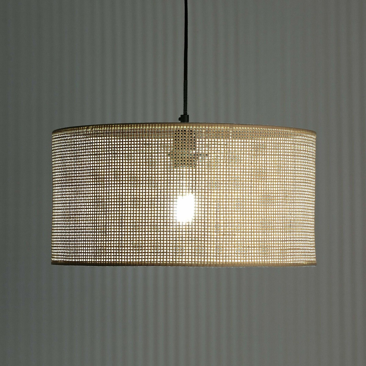 LA REDOUTE INTERIEURS<br>Candeeiro suspenso / Abajur em rattan Ø40 cm, Dolkie