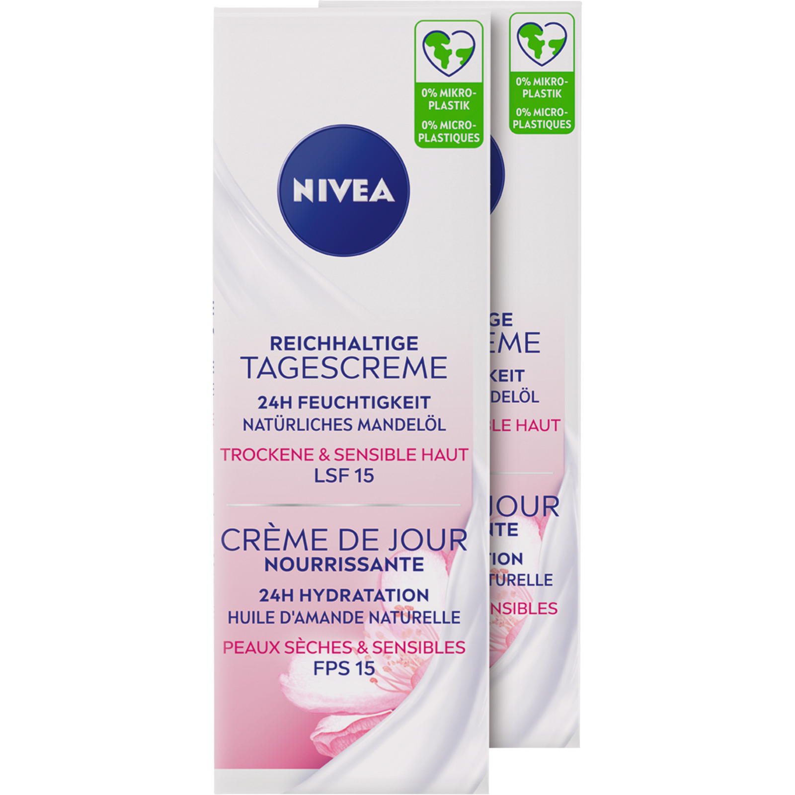 Nivea Reichhaltige Tagescreme LSF 15 2 x 50 ml