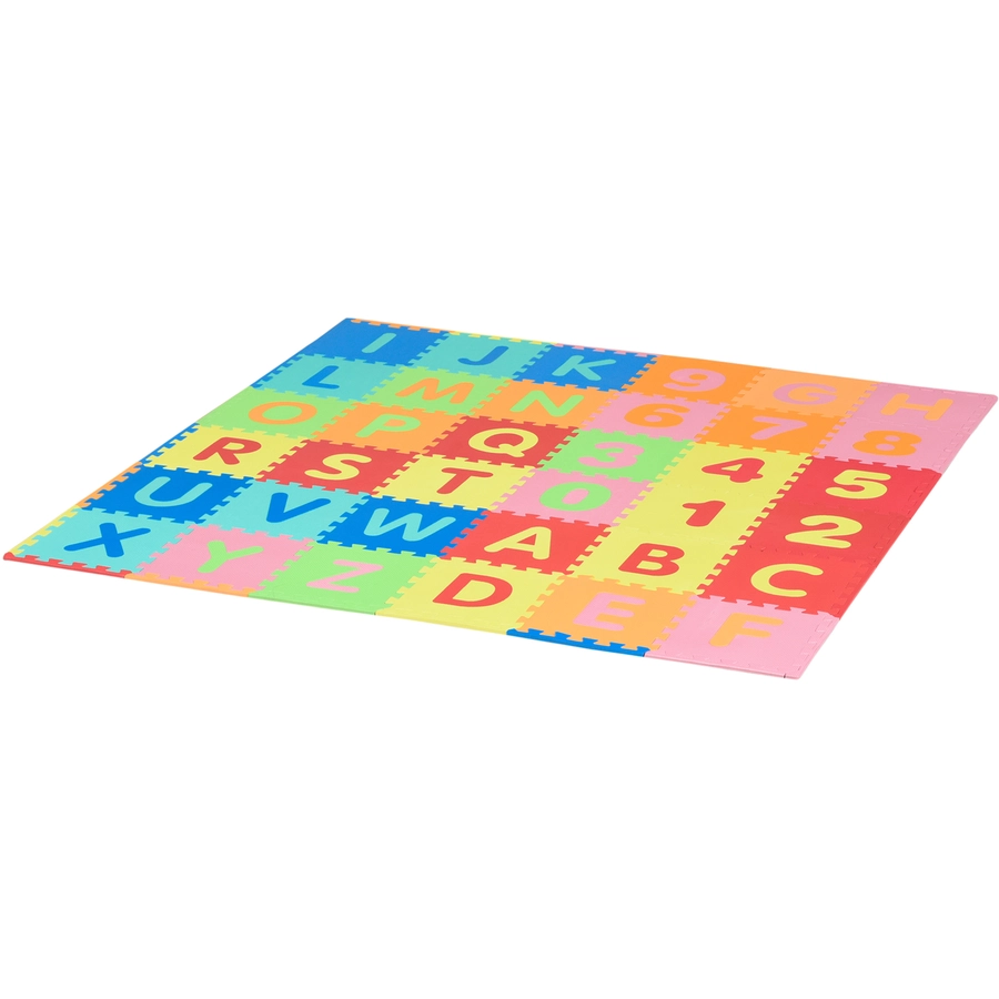 HOMCOM Puzzlematte Mehrfarbig