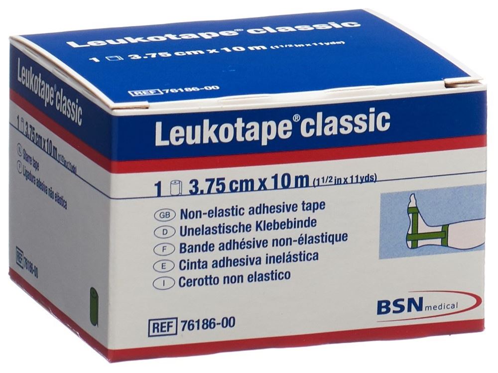 LEUKOTAPE classic Pflasterband 10mx3.75cm grün 1 Stk