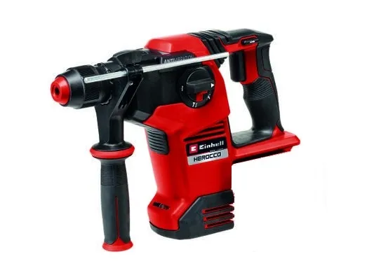 Einhell HEROCCO 36/28, SDS-plus, Sort, Rød, Børsteløs motor, 3,2 J, 28 Nm, Batteri - SOLO