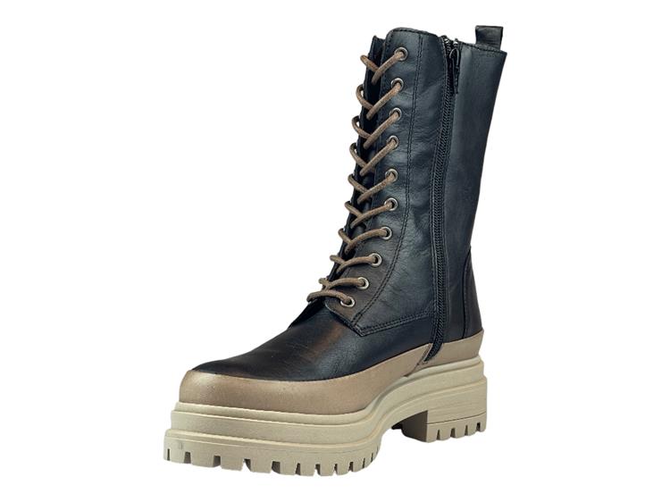 AQA Shoes a8212 Zwart beige