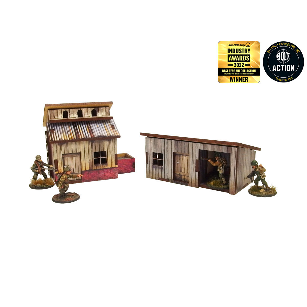 WW2 - Normandy Small Sheds w. Dovecote