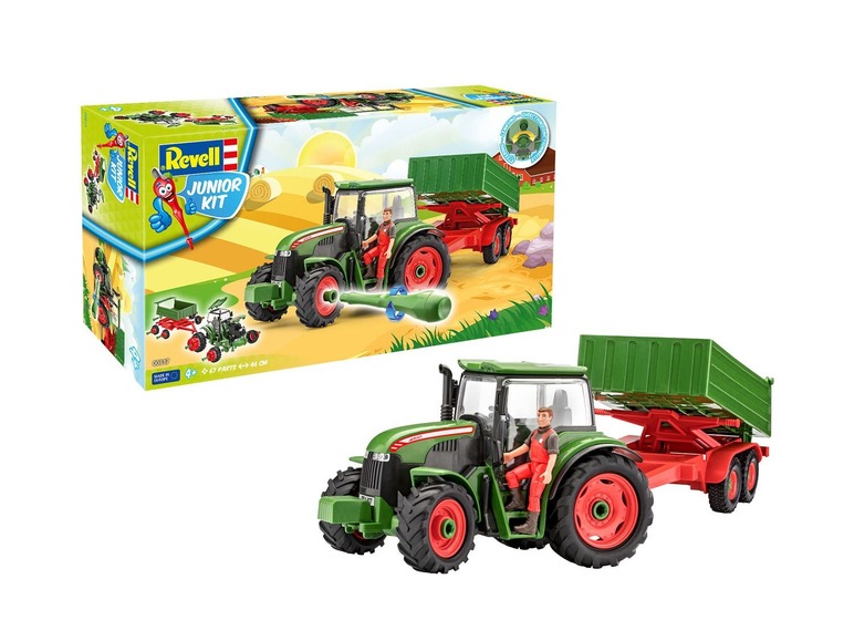 Tractor met aanhanger