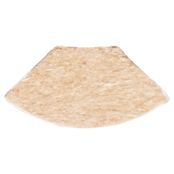 Lat kwartrond MDF wit folie 16x16 mm lengte 260 cm