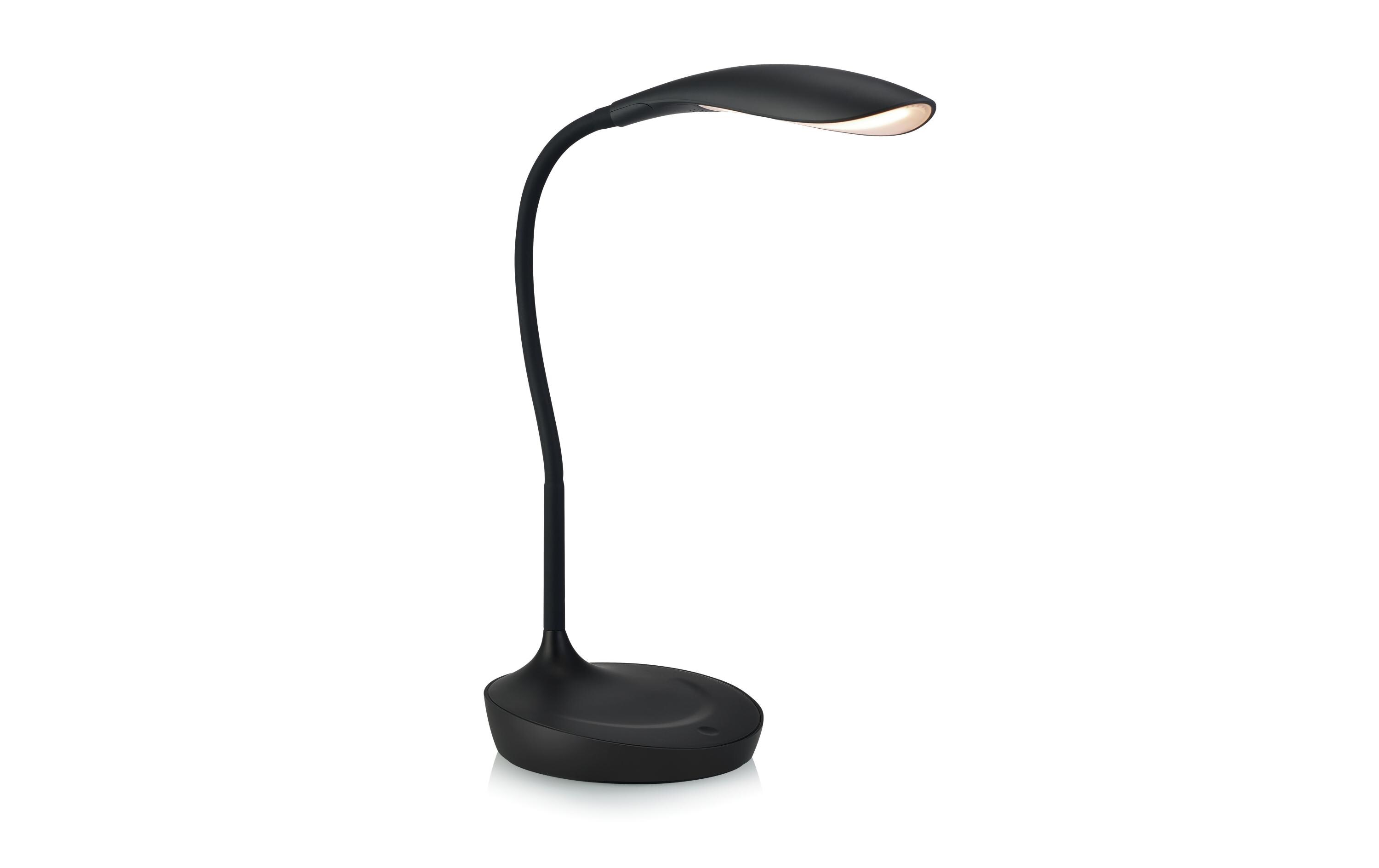 Schreibtischleuchte SWAN USB SchwarzTischleuchte (Schwarz)