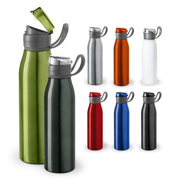 hi!dea 94631 - Bouteille de sport en aluminium 650 mL
