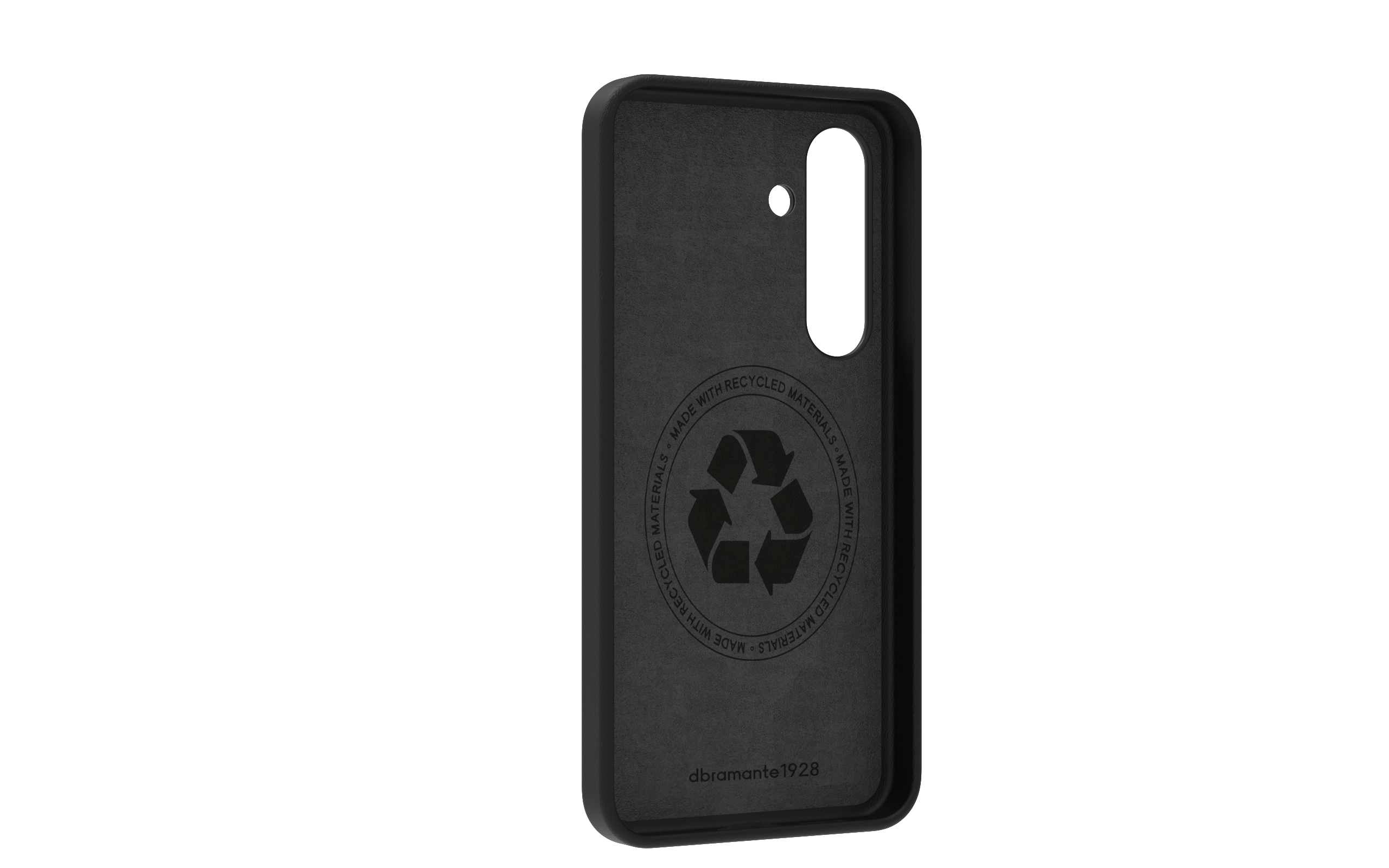 Samsung Galaxy S24 Echtleder Hardcase Hülle Roskilde Recycled (ROSSGTBL6043) - Schwarz