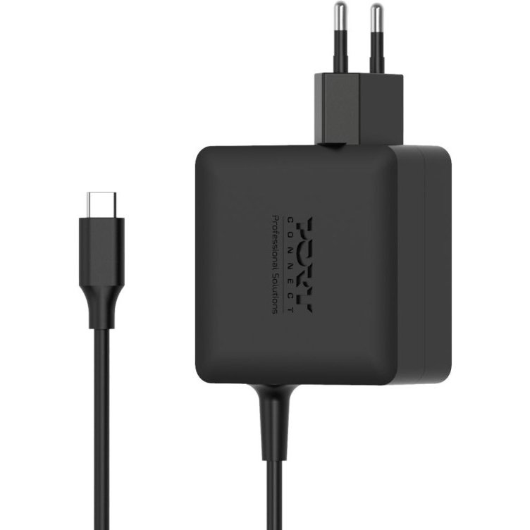 Port Designs 904065CWEU adaptateur de puissance & onduleur Intérieure 65 W Noir