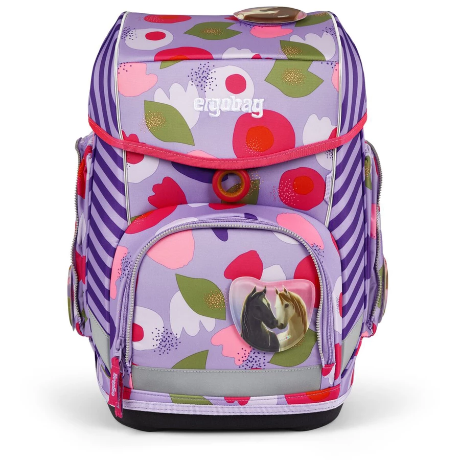 Ergobag Cubo - Schulranzen Set 5tlg. Modell 2024 BlütenzauBär