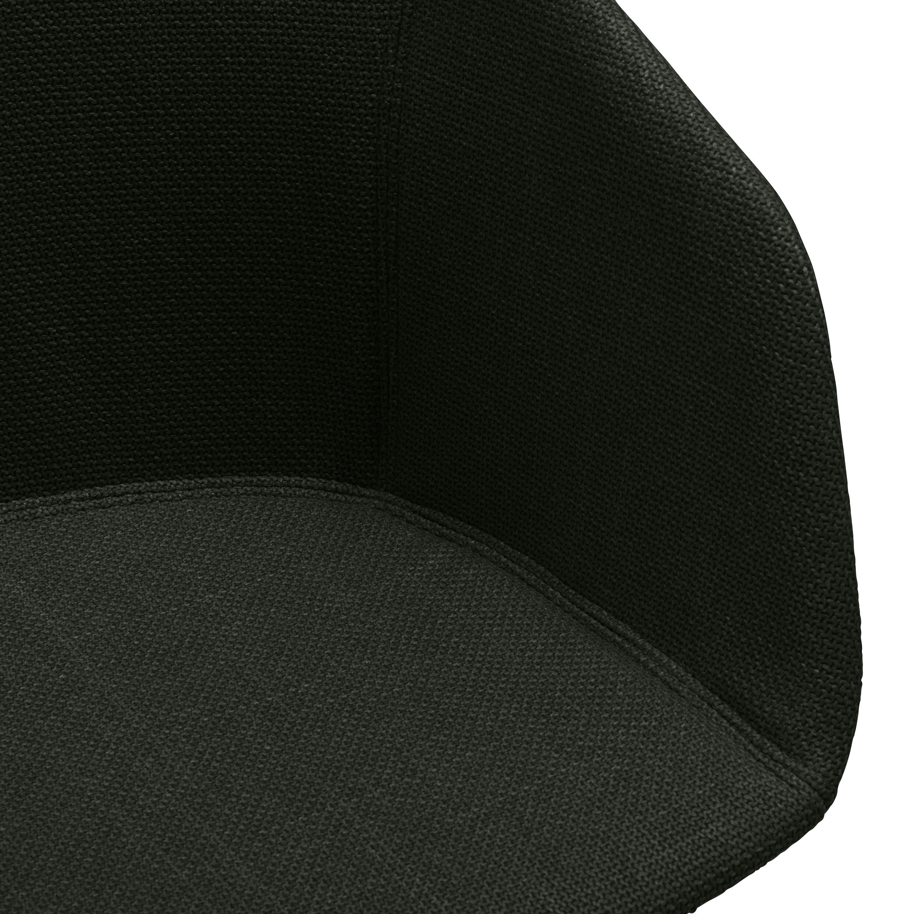 GIANNI Stuhl - Dunkelgruen / B: 53.5 cm x T: 55.0 cm x H: 84.0 cm