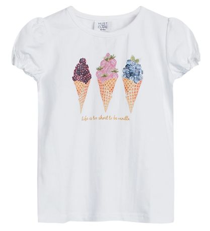 Hust and Claire T-Shirt - Ayla - White