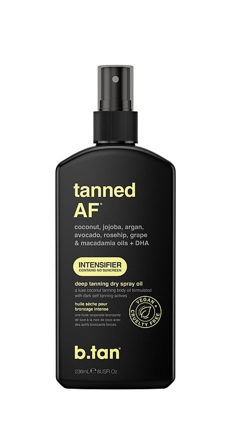 b.tan - Tanned AF Intensifier Tanning Oil 236 ml - Selvbruner