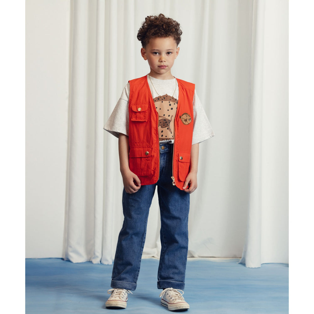 Køb Mini Rodini Offwhite Flundra T-Shirt