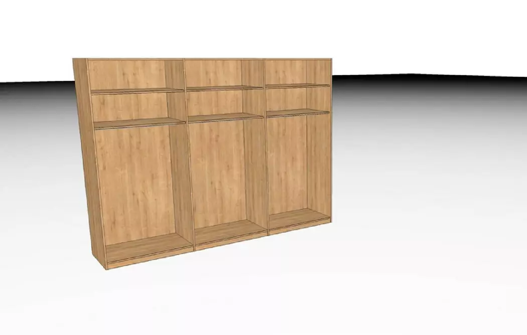 Kleiderschrank WSM 1600 302 x 223 cm