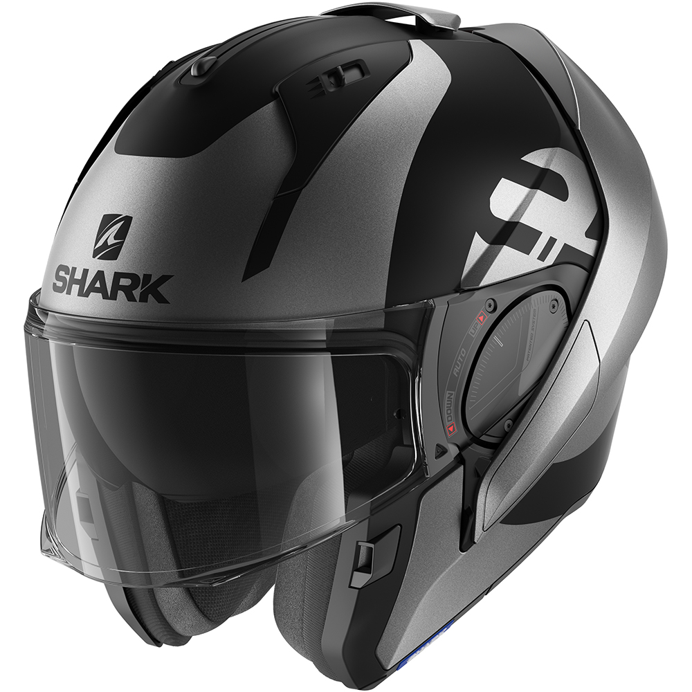 Shark - Casque Evo-ES Kedje Gris Mat / Noir Mat