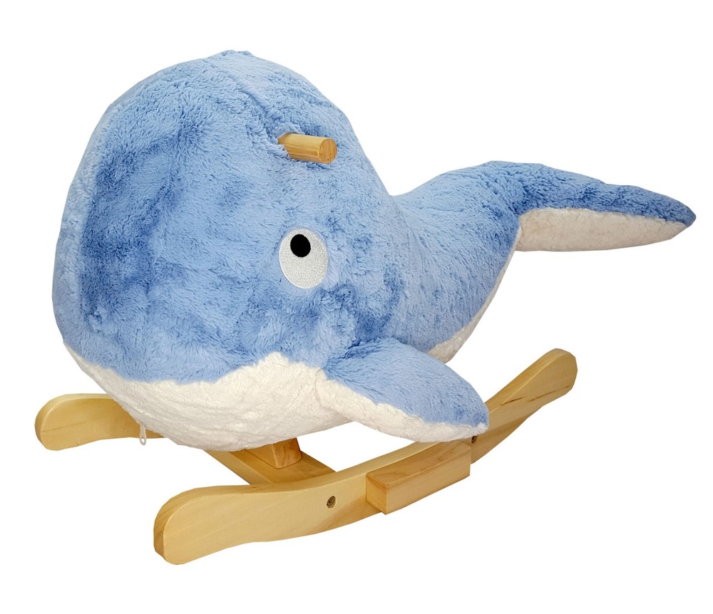 Baleine à bascule bleue