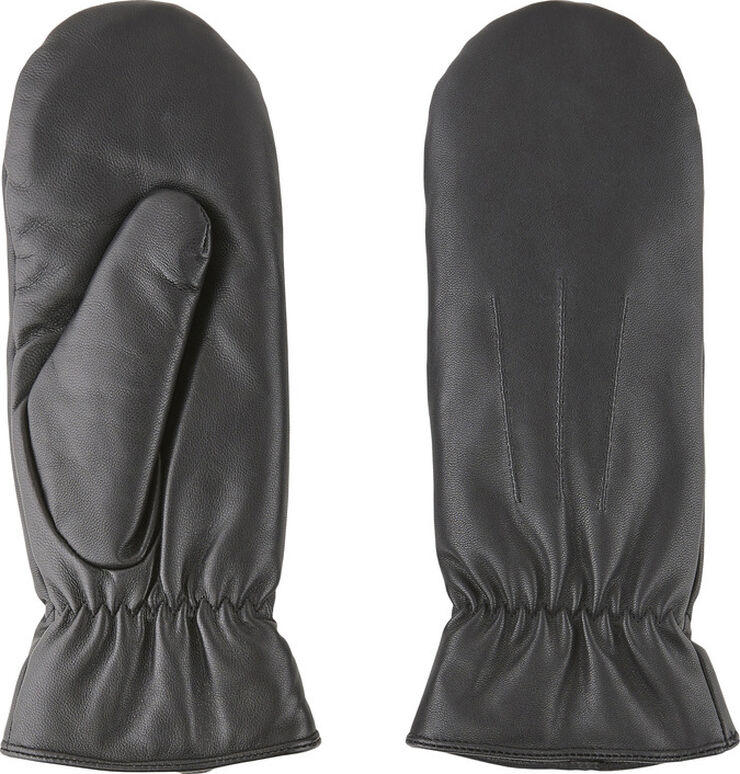 Pieces PCNELLIE LEATHER MITTENS NOOS Sort