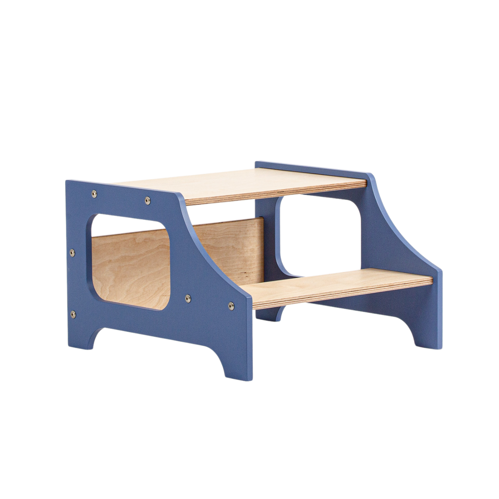Køb Duck Woodworks Step Stool Blue