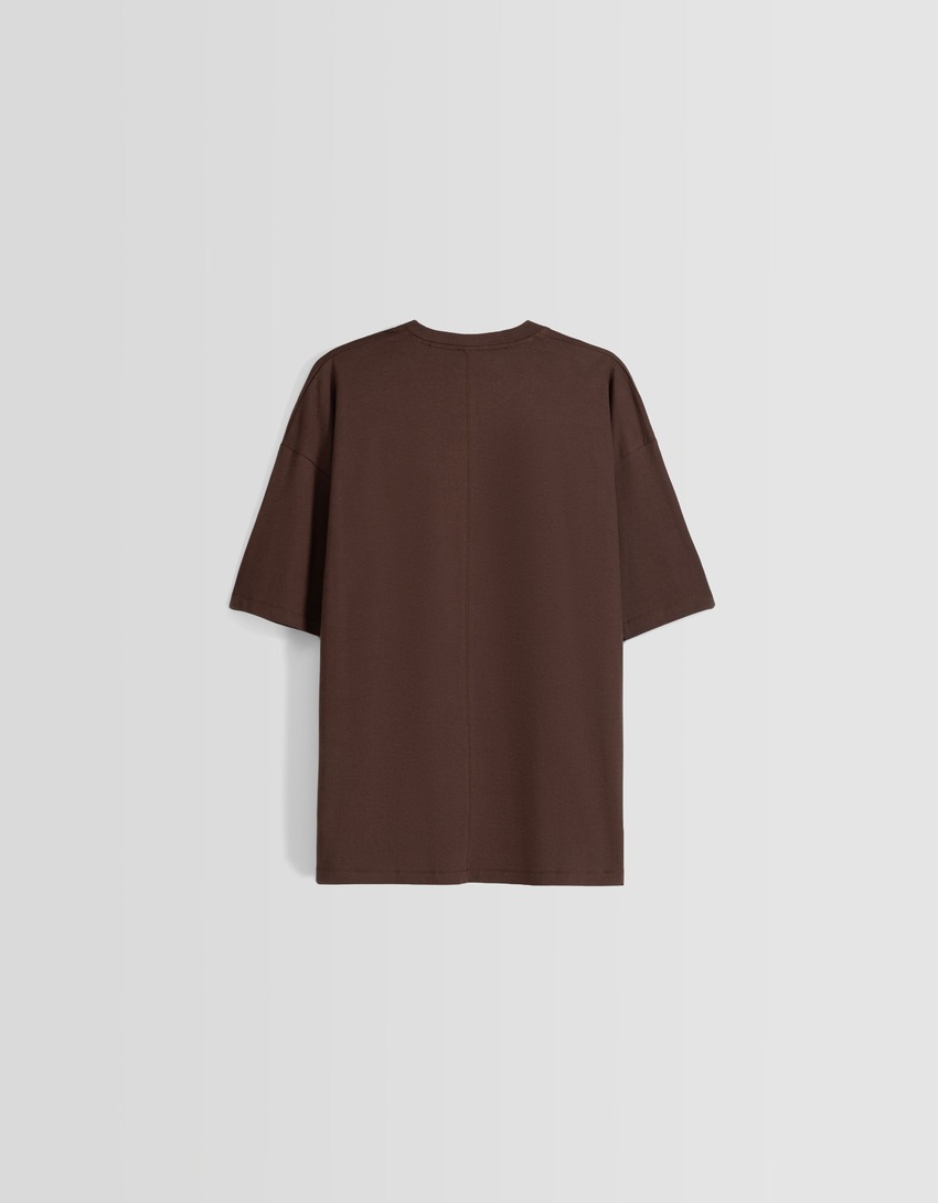 Camiseta de manga curta oversized
