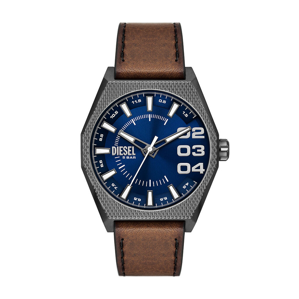 Montre Diesel Scraper Bleu