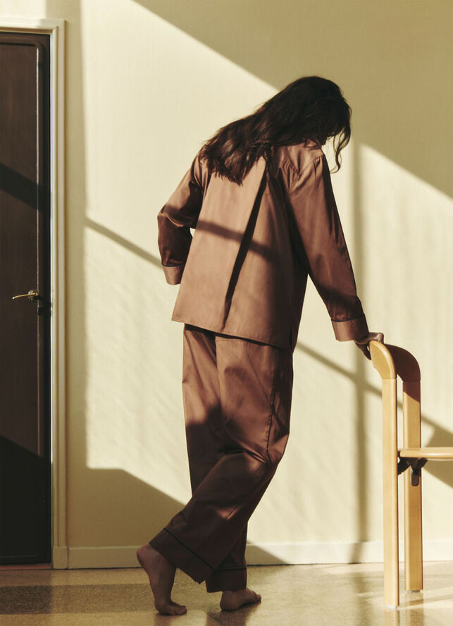 Hay Outline Pyjama L/S Shirt-M/L-Milk C