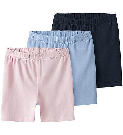 Name It Shorts - NmfVivian - 3er-Pack - Navy Blazer/Serenity/Bäl