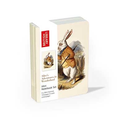Alice Mini Notebook Set Of 3
