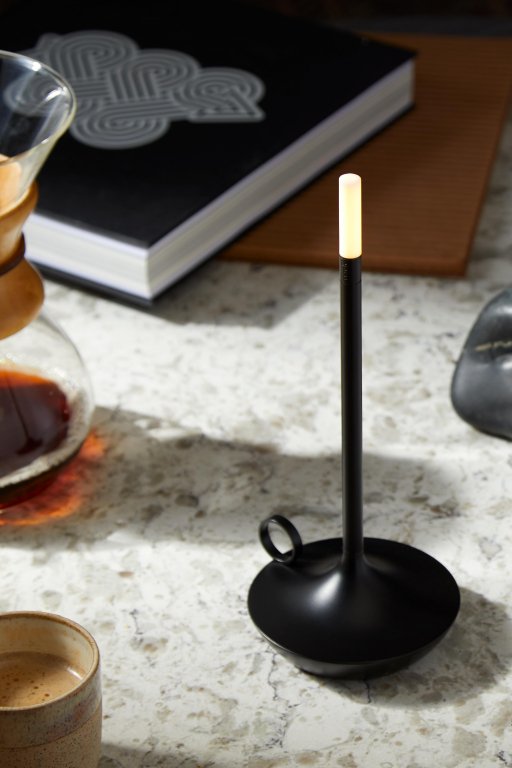 Graypants Wick tafellamp LED oplaadbaar messing