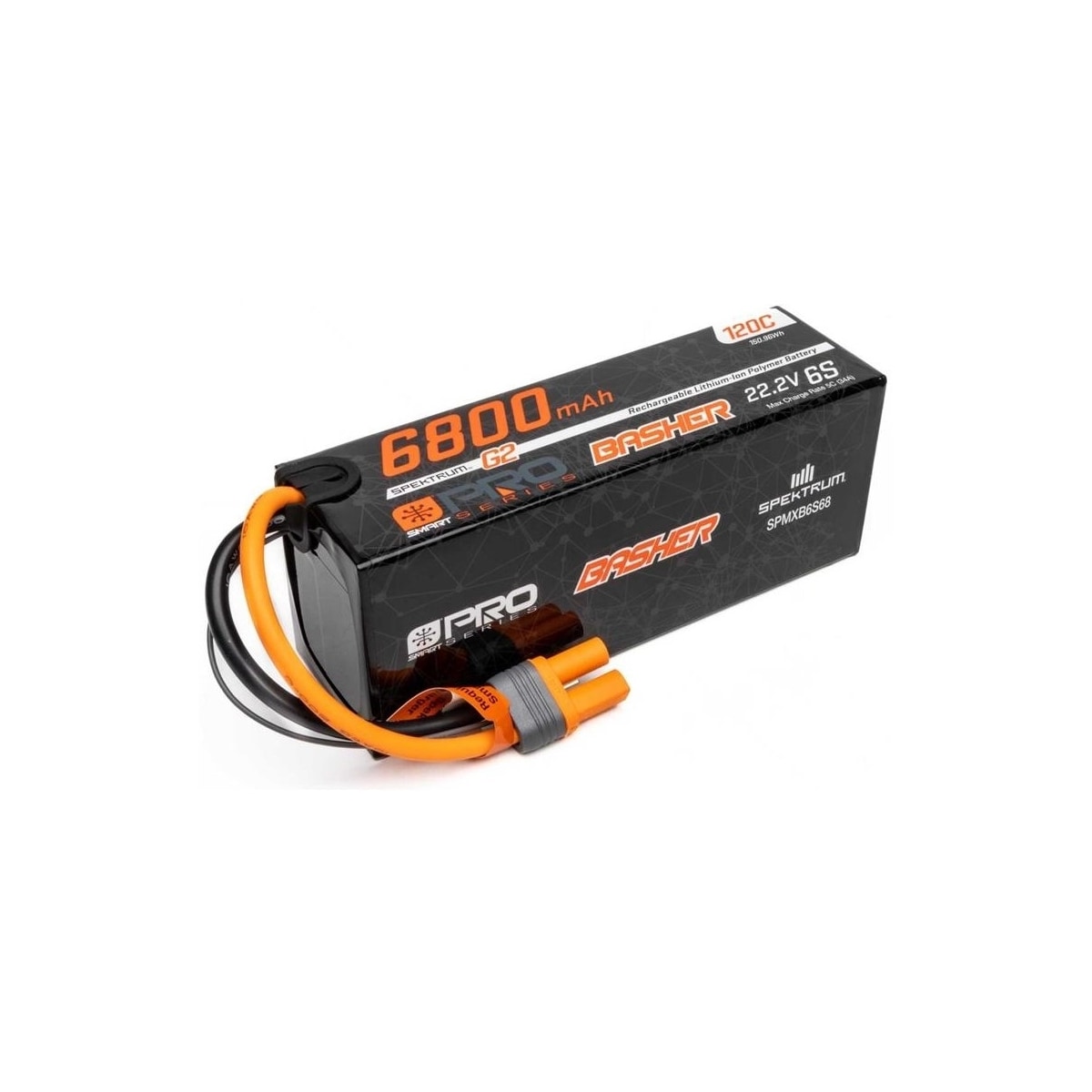 6s  6800mAh - 120C - Spektrum Basher LiPo G2 IC5