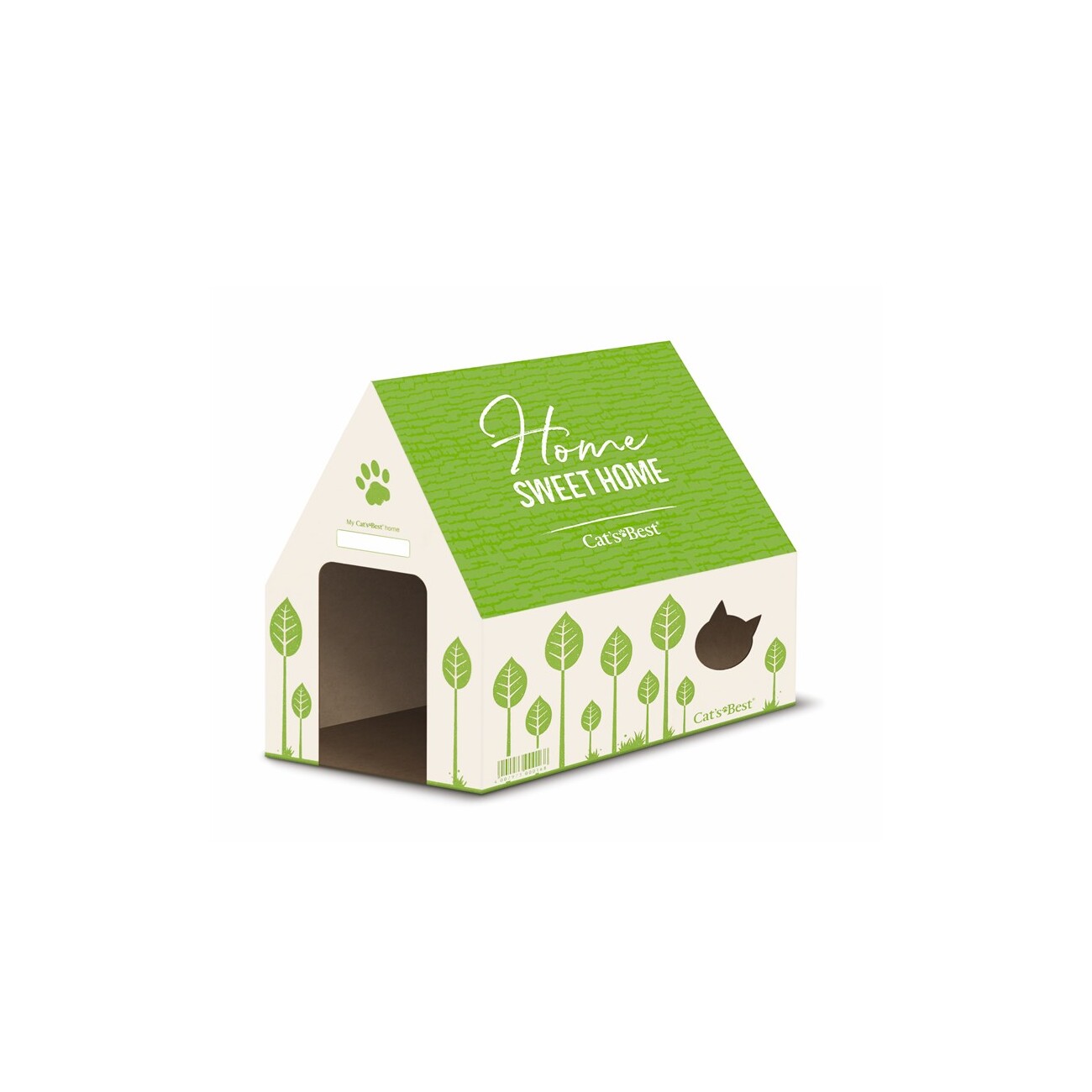 Cat's Best Aktion - Original Katzenstreu 4,3 kg + Katzenhaus