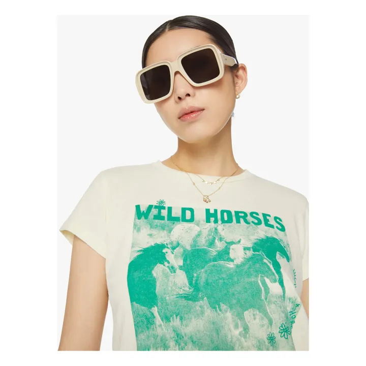Mother T-Shirt The Boxy Goodie Goodie | Turquoise