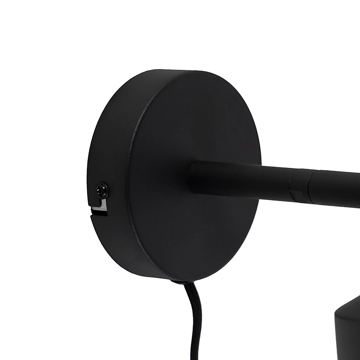 Smart wandlamp zwart incl. Wifi A60 - Chappie