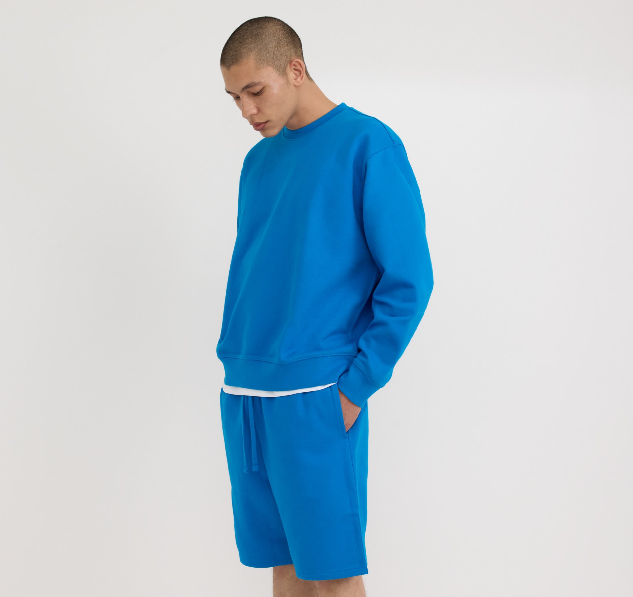 ORGANIC COTTON<br>Weekend Boxy Fit Crewneck Sweatshirt